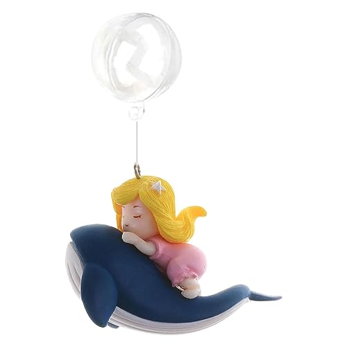 Vdaxvme Surfing Boy Girl On Whale Diver Aquarium Fish Playmates Toy Suitable for Large Small Fishtank Small Diver von Vdaxvme