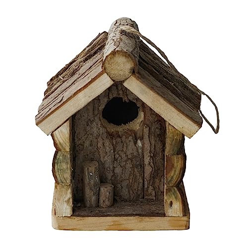 Vdaxvme Vogelnest Käfig Papageienkäfig Spielzeug Nest Vogelhaus Haustier Hütte Versteck Handwerk Spielzeug für kleine Vögel Käfig von Vdaxvme