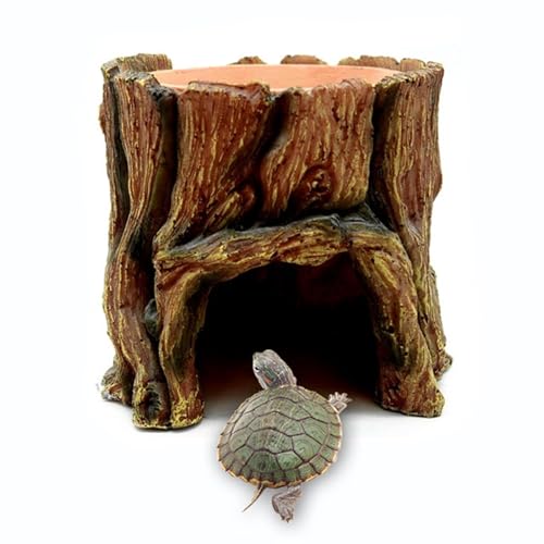 Baumstamm-Lebensraum | Kreative Reptilien-Versteckhöhle | Charmantes Baumstamm-Design für kleine Schlangenunterstände | Ideales Aquarium-Zubehör mit Futterschale für verbesserte Unterwasserumgebungen Baumstamm-Lebensraum | Kreative Reptilien-Versteckhöhle | Charmantes Baumstamm-Design für kleine Schlangenunterstände | Ideales Aquarium-Zubehör mit Futterschale für verbesserte Unterwasserumgebungen von Veasbuu