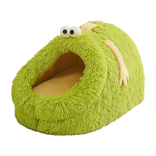 Cat Cave Bed, Pet Warm Basket, Soft Kitten Bed, Detachable and Washable Cat Sleep House, Soft Bed for Kittens, Small Dogs, Ideal Autumn Winter Nest, Pet Cave for Cats von Veasbuu