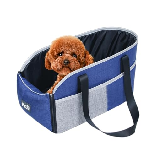 Center Console Dog Seat, Small Dog Car Seat, Pet Carrier for Car, Removable Cushion Pet Seat, Center Console Pet Seat, Car Interior Dog Carrier, Small Dog Car Carrier, von Veasbuu