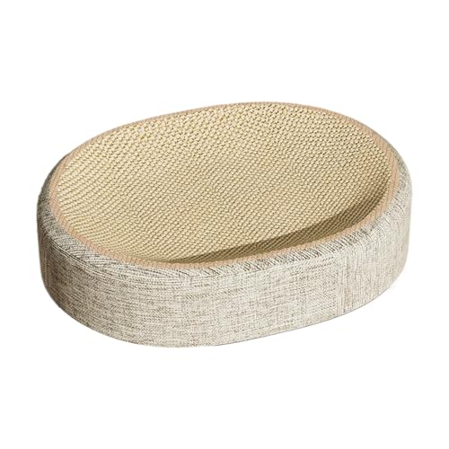 Katzenkratzbrett, Kratzpappe, 31 x 41 x 10 cm, Sisalgewebe, Krallenmatte, Mehrzweck-Ausruhen, perfekt für Möbelecke, Fitnessstudio, Wohnzimmer, Schlafzimmer, Boden, Camping Katzenkratzbrett, Kratzpappe, 31 x 41 x 10 cm, Sisalgewebe, Krallenmatte, Mehrzweck-Ausruhen, perfekt für Möbelecke, Fitnessstudio, Wohnzimmer, Schlafzimmer, Boden, Camping von Veasbuu