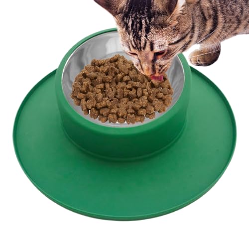 No Tip Pet Bowl, Spill-Proof Cat Water Bowl, Non-Skid Pet Bowl, Silicone Pet Dog Bowl, Stainless Steel Pet Bowl, Non-Tip Dog Water Bowl, Pet Water and Food Bowl, Dog Feeding Bowl, Puppy Food Bowl von Veasbuu