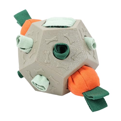 Veasbuu Leckerli-Dosierung Hundespielzeug, Kauspielzeug Spenderball, 13 x 13 x 10 cm, Anreicherung Quietschen, Zahnreinigungshilfe, Schnüffelentspannung, Spaß für kleine, mittelgroße und große Rassen Veasbuu Leckerli-Dosierung Hundespielzeug, Kauspielzeug Spenderball, 13 x 13 x 10 cm, Anreicherung Quietschen, Zahnreinigungshilfe, Schnüffelentspannung, Spaß für kleine, mittelgroße und große Rassen von Veasbuu