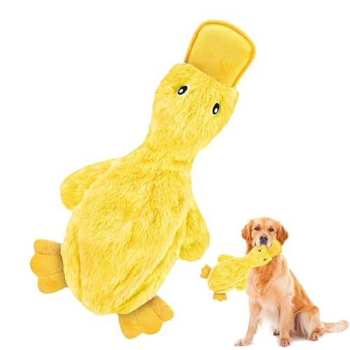 Veasbuu Squeaky Dog Toys, Dog Chew Toy Squeaky, Interactive Dog Toys, Plush Dog Toys, Cartoon Duck Pet Toy, Soft Squeaker Dog Toy, Dog Chew Toy, Fun Dog Playtime Toy, von Veasbuu