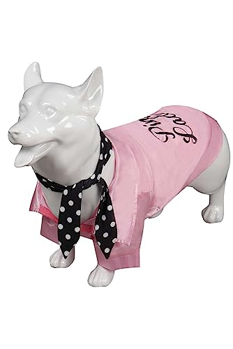 Rydell Cheerleader-Kostüm für Hunde, für die Schule, für Partys, Größe S, Rosa von Zewool