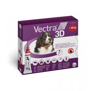 Vectra 3D XL Spot-on für Hunde 40+ kg (3 Pipetten) 3 Pipetten von Vectra