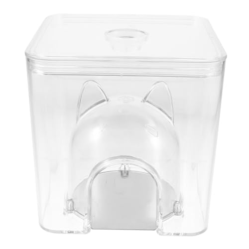 Veemoon Hamster Kühlhaus Mini Coolnest 14x14x14 cm – Ideales Sommerversteck Für Zwerg- Und Syrerhamster - Aus Hochwertigem Kunststoff Perfekt Zur Kühlung Und Als Sandbadbehälter Für Kleine von Veemoon