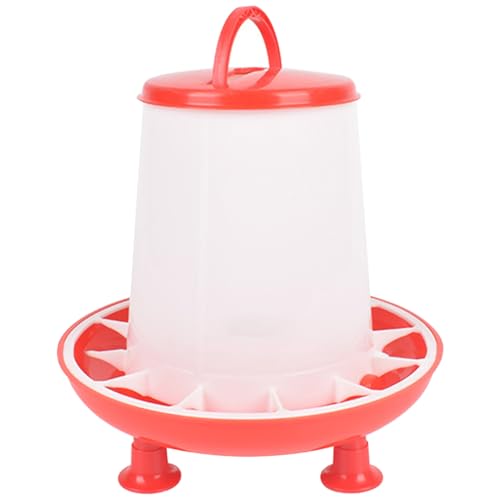 3 kg Chick Feeder, Spritzer Beweis Geflügelhähnchen -Feeder für Hühner/Enten/Küken/Vögel, abnehmbare hängende Plastikkükenlieferungen mit Beinen von Veesper