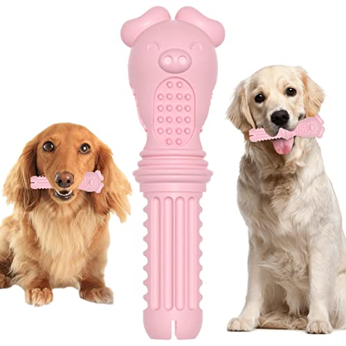 Veeteah Kauspielzeug für Hunde, Aggressive Kauer in Schraubendreherform mit unebenen Oberflächen, Tragbares Hundeknochenspielzeug für Rassen von Veeteah