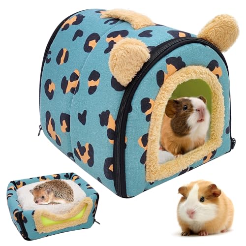 Meerschweinchen Haus, Meerschweinchen Betthöhle Warmes Hamsterhaus, Kleintierbett Meerschweinchen Bett Kuschelhöhle Betthöhle Waschbar Kaninchen Kuschelhöhle Für Zwergkaninchen Chinchillas Bartagamen von Vegena