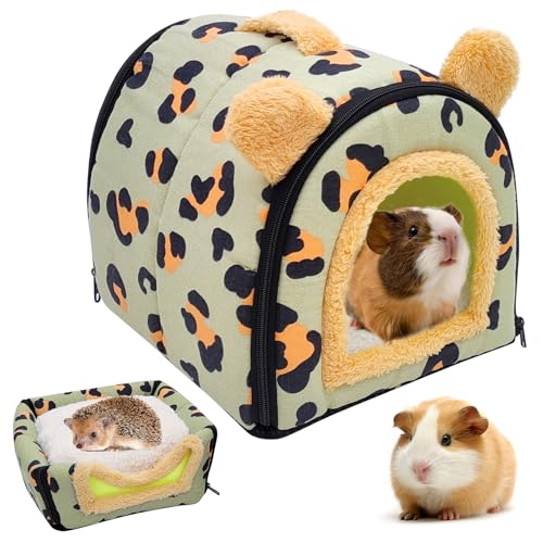 Meerschweinchen Haus, Meerschweinchen Betthöhle Warmes Hamsterhaus, Kleintierbett Meerschweinchen Bett Kuschelhöhle Betthöhle Waschbar Kaninchen Kuschelhöhle Für Zwergkaninchen Chinchillas Bartagamen von Vegena