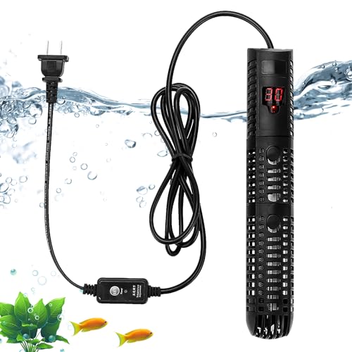 Vegena Aquarium Heizung,200W Heizstab Aquarium,Aquarium Heizstab,Einstellbare Temperatur Aquarienheizer Für 100-140L Fischtanks Und Aquarium von Vegena