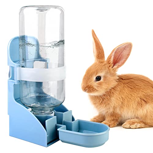 Vegena Kaninchen Automatischer Wasserspender - 500ml Aufhängbar Haustier Wasserspender Kaninchentränke für Hamster Ratten Meerschweinchen Frettchen Kaninchen Kleintiere Chinchillas Igel Frettchen von Vegena
