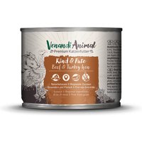 Sparpaket Venandi Animal Adult Cat 24 x 200 g - Rind & Pute von Venandi Animal