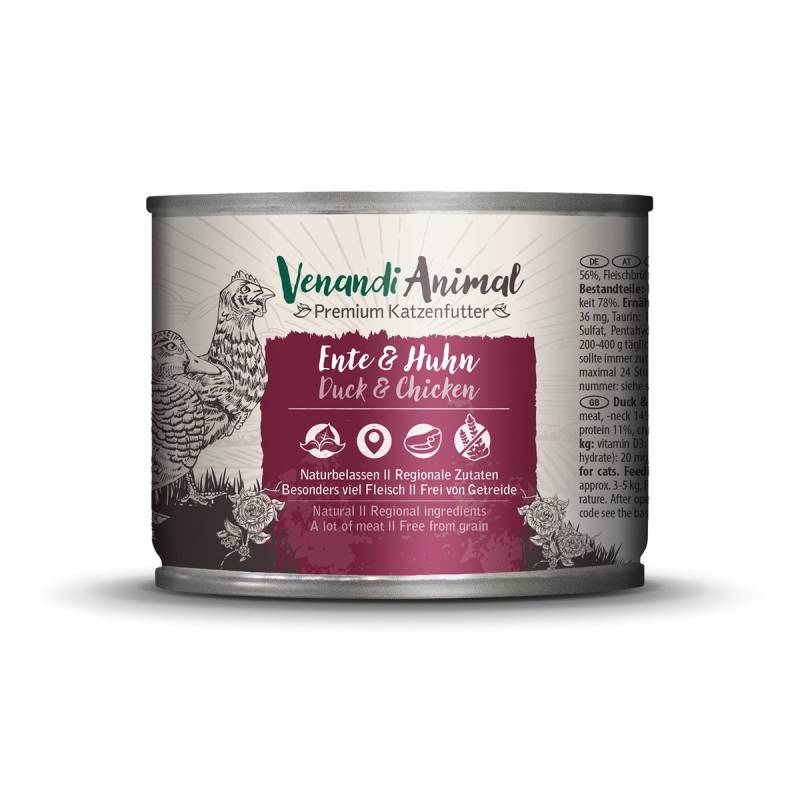 Venandi Animal – Ente & Huhn 24x200g von Venandi Animal