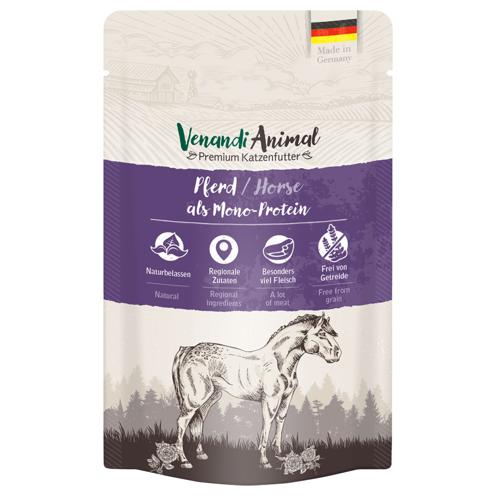 Venandi Animal Monoprotein 12 x 125 g - Pferd von Venandi Animal
