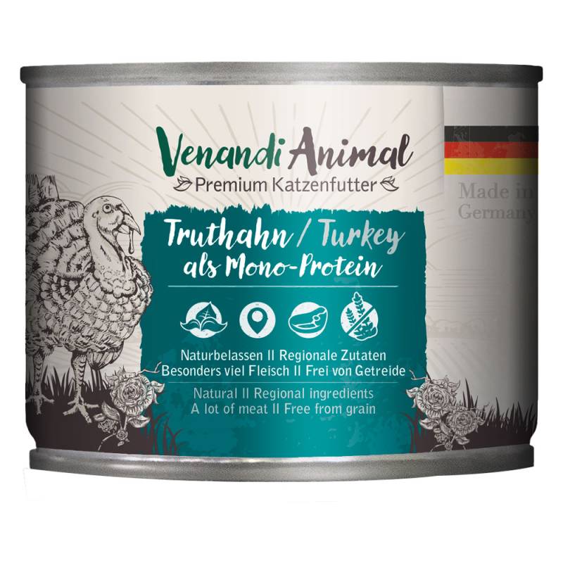 Venandi Animal Monoprotein 6 x 200 g - Truthahn von Venandi Animal