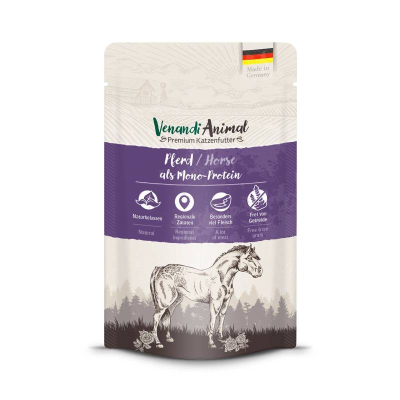 Venandi Animal - Pferd als Monoprotein 12x125g von Venandi Animal