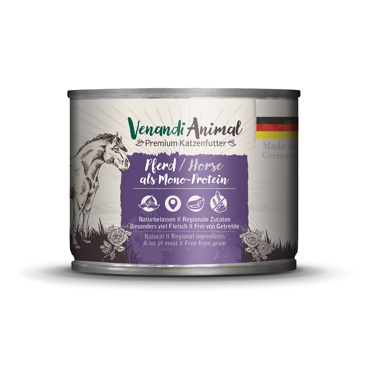 Venandi Animal - Pferd als Monoprotein 12x200g von Venandi Animal