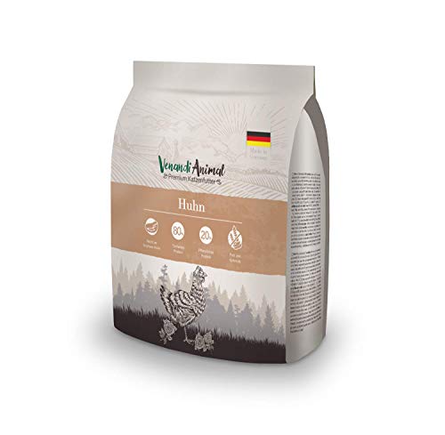 Venandi Animal – Premium Katzenfutter – Huhn, mit viel frischem Geflügel, Trockenfutter, getreidefrei 1er Pack (1 x 300g) von VenandiAnimal