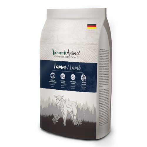 Venandi Animal - Premium Trockenfutter für Katzen - Lamm, 1er Pack (1 x 6,5kg), getreidefrei mit viel frischem Fleisch von VenandiAnimal