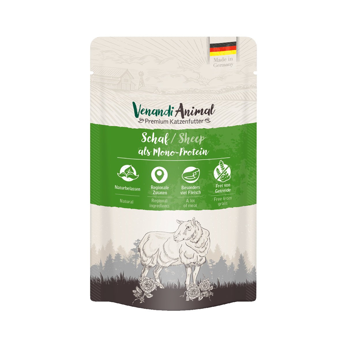 Venandi Animal Schaf als Monoprotein 24x125g von Venandi Animal