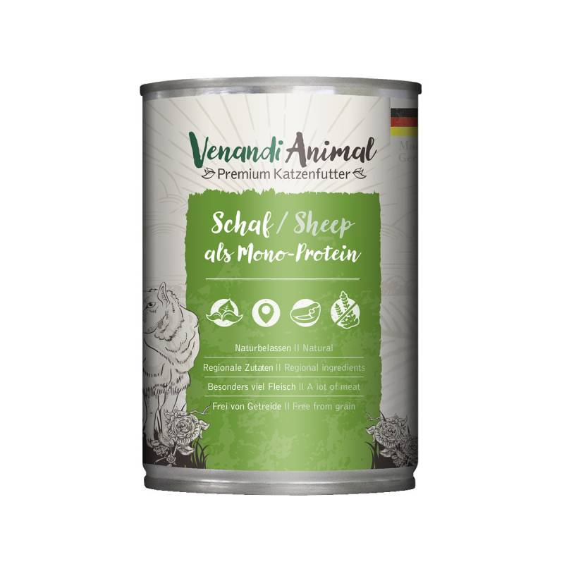 Venandi Animal Schaf als Monoprotein 24x400g von Venandi Animal