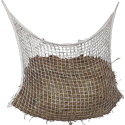 Vepoty Langsames Futter-Heunetz, kleines Loch, Netz-Heusack, hängender Heusack mit großer Kapazität für Pferde, Ziegen, Schafe, Futterbedarf Vepoty Langsames Futter-Heunetz, kleines Loch, Netz-Heusack, hängender Heusack mit großer Kapazität für Pferde, Ziegen, Schafe, Futterbedarf von Vepoty