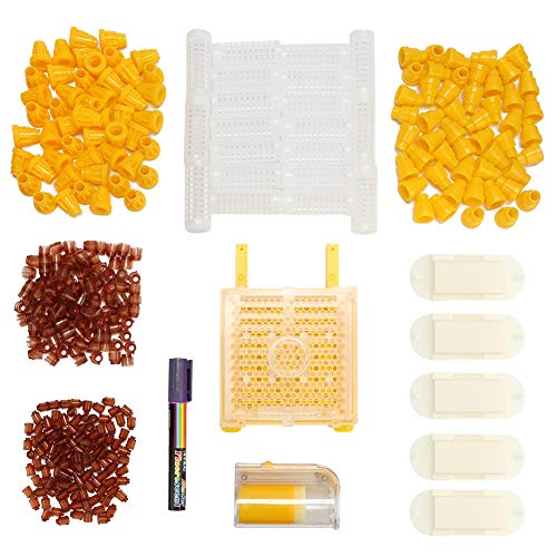 Bee Breeding Kit Queen Rearing Kit Plastic Bee Breeding Set Cage Marking Bottle Beekeeping Tool Accessories von Verdant Touch