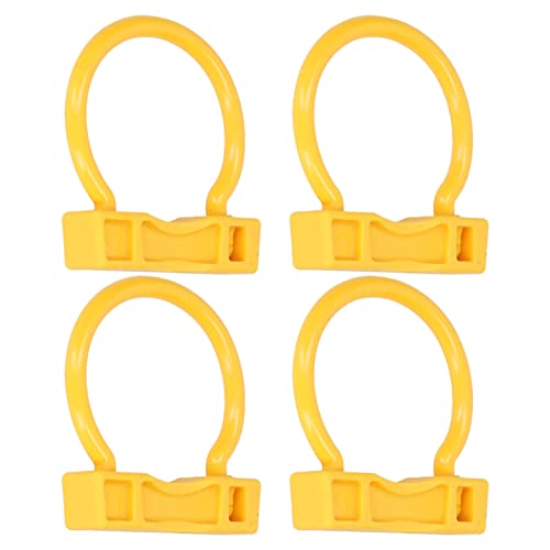 Nasenring 4pcs Bull Nase Ring Nylon Gelb Hohe Elastizität Leicht Bauernhof Kuh Nasenring für Rinder M von Verdant Touch