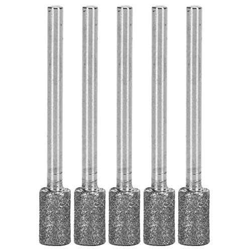 Zylinder Schleifkopf 5PCS Zylinder Diamant Schleifen Kopf Bit Teile für Ferkel Elektrische Zahn Schleifen Polierer von Verdant Touch