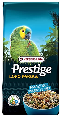 VERSELE-LAGA - Prestige Loro Parque Amazon Parrot Mix - Mélange de Graines Enrichi, Complet et Varié - 15kg von Versele-Laga