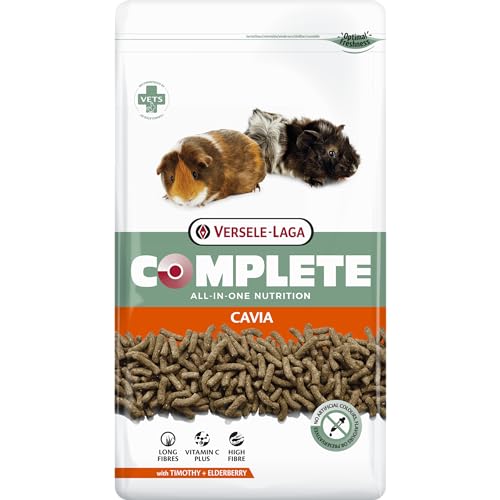 VERSELE-LAGA - Complete Cavia - Ballaststoffreiches extrudiertes Alleinfutter für Meerschweinchen - 3 kg von Versele-Laga