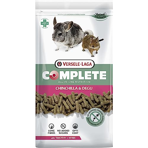 VERSELE-LAGA - Complete Chinchilla & Degu - Extrudiertes Alleinfutter für Chinchillas und Degus - 1,75kg von Versele-Laga