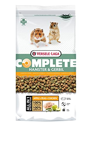 Versele-Laga - Complete Hamster & Gerbil - Eiweißreiches extrudiertes Alleinfutter - 2kg von Versele-Laga