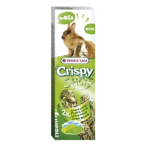 Versele Crispy Sticks Mega 70g 2er Kaninchen / Meerschweinchen GrüneWeide von Versele-Laga