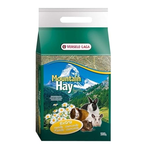 Versele Laga Mountain Hay 500 gr Heilige für Kaninchen und Nager, Camomilla von Versele-Laga