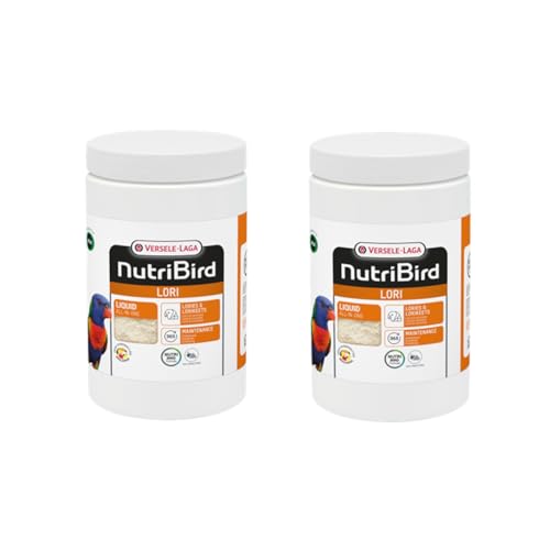 Versele-Laga NutriBird Lori | Doppelpack | 2 x 700 g | Komplettnahrung für Loris und Loriculus | Ausgewogenes Komplettfutter in Analogie zu Blumennektar und Blumenpollen von Versele-Laga