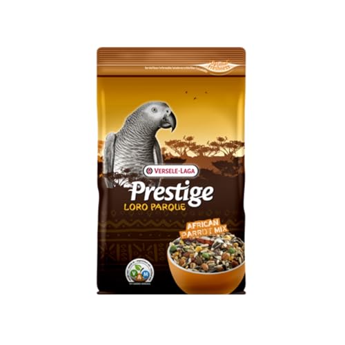 Versele-Laga Prestige Loro-Parque African Parrot Mix | 1 kg | Samenmischung für Afrikanische Papageien | Mit extrudierten VAM Körnchen | Vitamine & Mineralstoffe von Versele-Laga