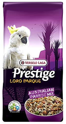 VERSELE-LAGA – Prestige Loro Parque Australische Papageienmischung – Angereicherte, vollständige und abwechslungsreiche Samenmischung 15 kg von Versele-Laga