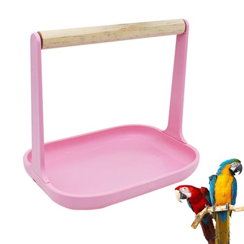 Vesidoloy Bird Stand Tischplatte, Tabletop Bird Barch - Abnehmbares Training Barsch Stable Design - Sicheres Stand Vogelspielzeug für die orgres. Forschung für Fotografie von Vesidoloy