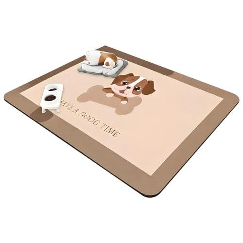 Vesidoloy Hunde-Bodenmatte – wasserdichte Matte für Haustiere, rutschfest, saugfähig, Schutz-Urin-Pad für Welpentraining, Töpfchen- und Wassernapf Vesidoloy Hunde-Bodenmatte – wasserdichte Matte für Haustiere, rutschfest, saugfähig, Schutz-Urin-Pad für Welpentraining, Töpfchen- und Wassernapf von Vesidoloy