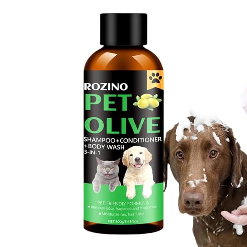 Hundeduschgel | Desodorierendes Shampoo für Hunde - Langlebige Hundesprays, Pflegemittel zur Reinigung, Pflege und Befeuchtung von Hunden, 100 g Vesone von Vesone