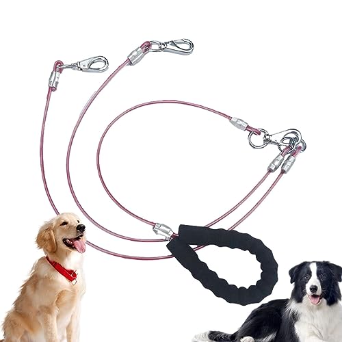 Hundetrainingsleine, Schlupfleine - Tangles Hundeleine mit Karabinerhaken,4,8 Fuß Lange Hundeleine mit Karabinerhaken für kleine/mittlere Rassen Vesone von Vesone