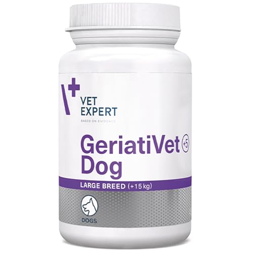 VetExpert GeriatiVet Dog - Ergänzungsfuttermittel für die Vitalität des Hundes. Für Hunde über 15kg Gewicht von Vet Expert