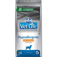 Farmina Vet Life Dog Hypoallergenic mit Fisch & Kartoffel - 12 kg von Vet Life Dog