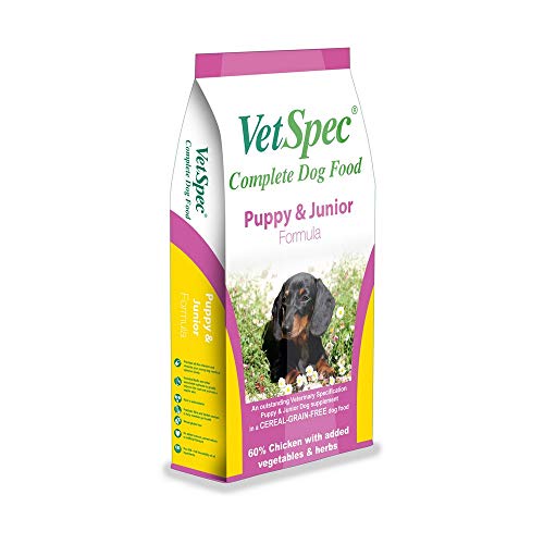 VetSpec Komplett Welpen & Junghunde Formel (2kg) (kann variieren) von Vet Spec