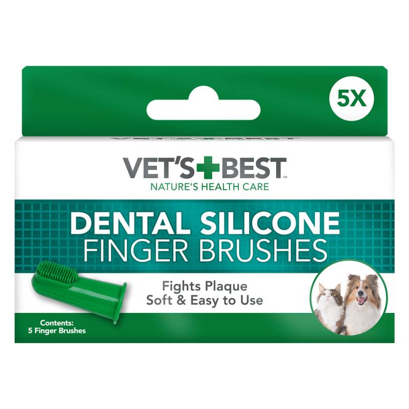 Vet's Best® Fingerzahnbürsten - 5 Stück von Vet's Best