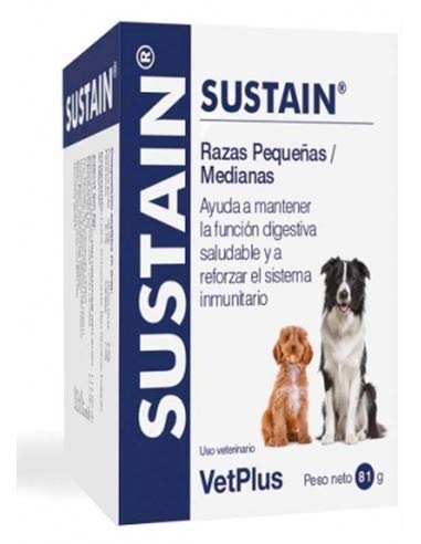 Vetplus Sustain Kleine und Mittlere Rassen 30 Umschläge 500 g von VetPlus